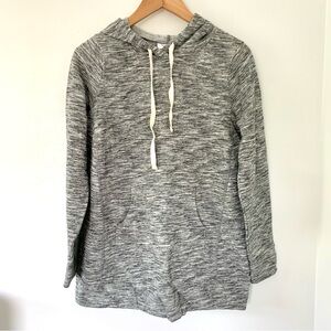 Gray Maternity Hoodie